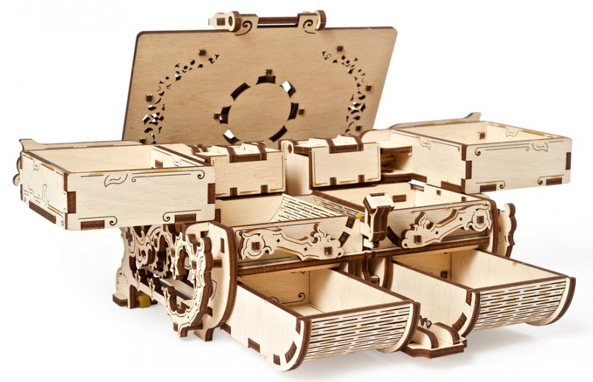 3D-пазл UGears Антикварная шкатулка (70089) купить в интернет-магазине icover