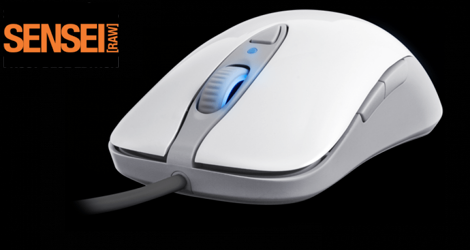 SteelSeries Sensei RAW (62159) - проводная мышь (Frost Blue) купить в интернет-магазине icover