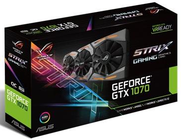 Видеокарта ASUS STRIX GTX 1070 1657Mhz PCI-E 3.0 8192Mb (STRIX-GTX1070-O8G-GAMING) купить в интернет-магазине icover