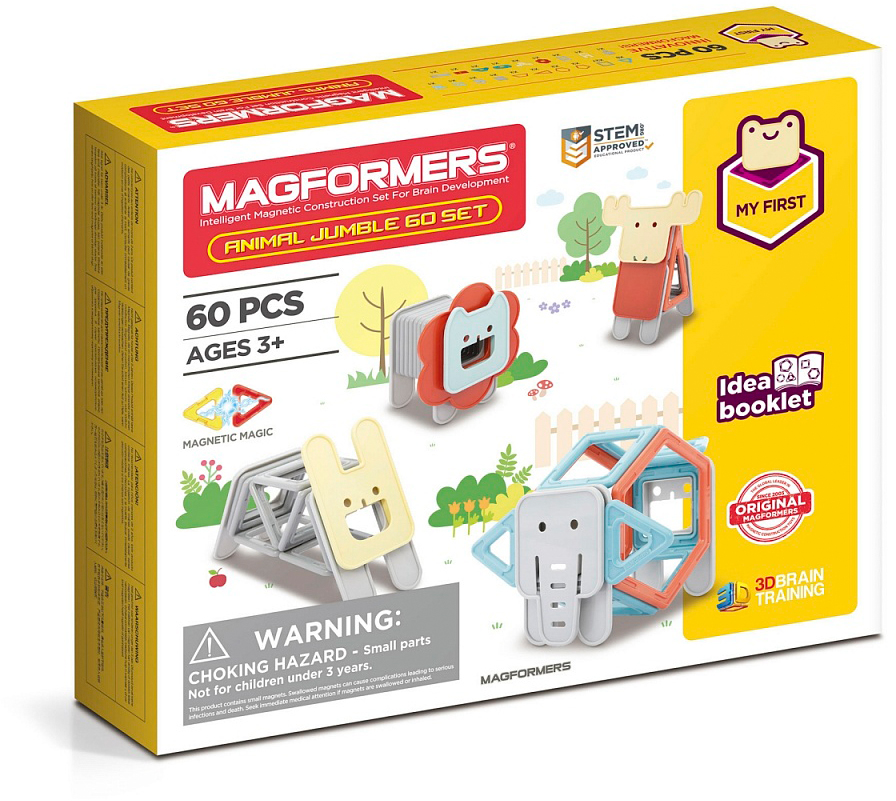 

Магнитный конструктор Magformers Jumble 60 Set (702015)