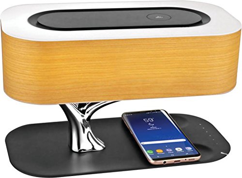 Умный светильник HomeTree Light Of the Tree с беспроводной зарядкой и колонкой (YT-M1602-B2) купить в интернет-магазине icover