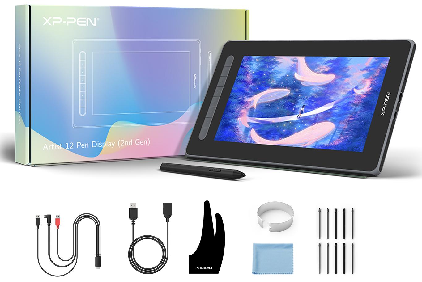 Интерактивный монитор-планшет XP-Pen Artist 12 V2 (Black) купить в интернет-магазине icover