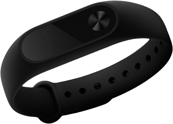 Фитнес-браслет Xiaomi Mi Band 2 + сменный силиконовый ремешок (Black) купить в интернет-магазине icover