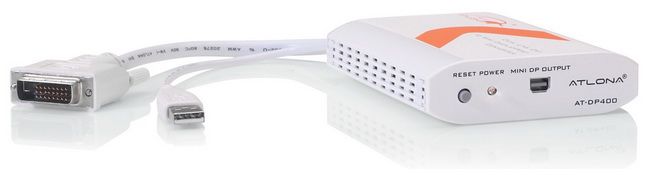 Atlona AT-DP400 DVI to Mini DisplayPort - адаптер купить в интернет-магазине icover