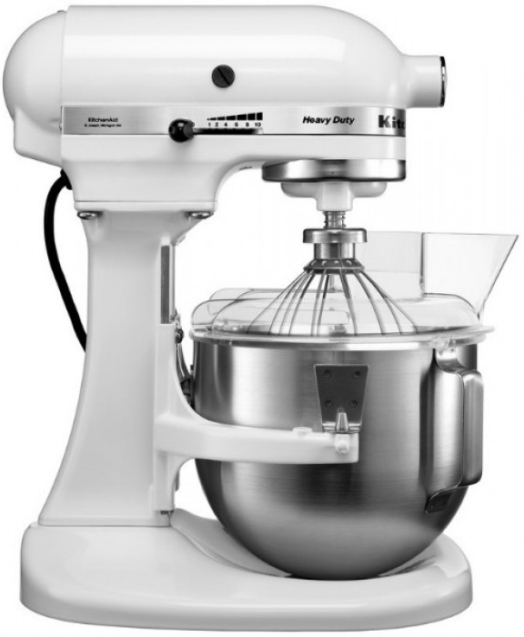 Планетарный миксер KitchenAid Heavy Duty 4.8 л 5KPM5EWH (White) купить в интернет-магазине icover