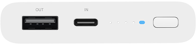 Внешний аккумулятор Xiaomi Mi Wireless Lite 10000mAh (WPB15ZM) с беспроводной зарядкой (White) купить в интернет-магазине icover