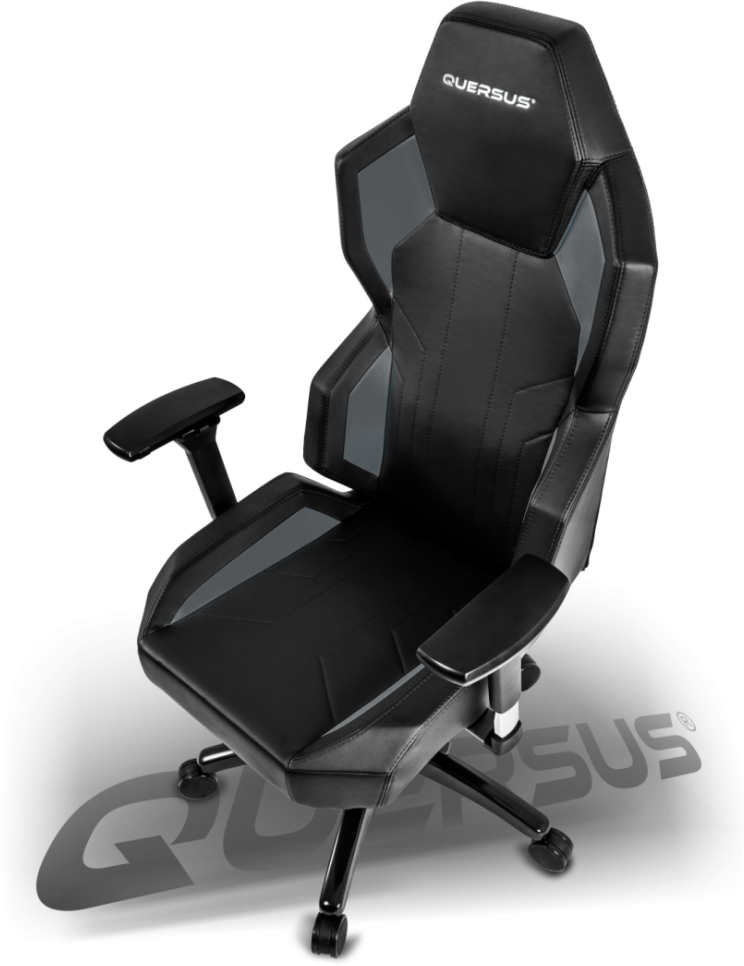 Игровое кресло Quersus Geos G702/XA (Black/Grey) купить в интернет-магазине icover