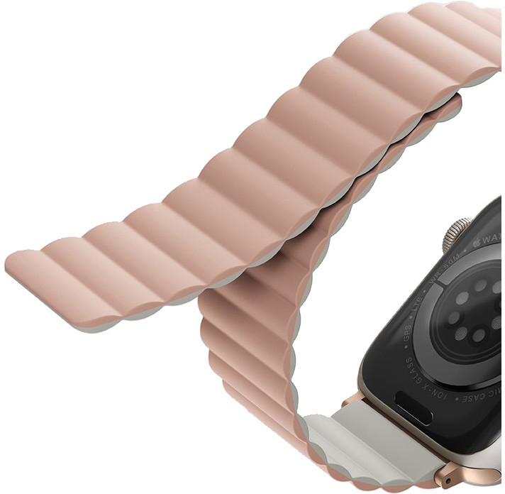 Ремешок Uniq Revix (45MM-REVPNKBEG) для Apple Watch 42/44/45/49 mm (Pink/Beige) купить в интернет-магазине icover