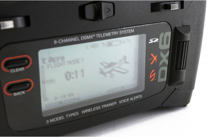 Spektrum DX6 + AR610 DSMX - шестиканальная радиоаппаратура для авиамоделей + приемник купить в интернет-магазине icover