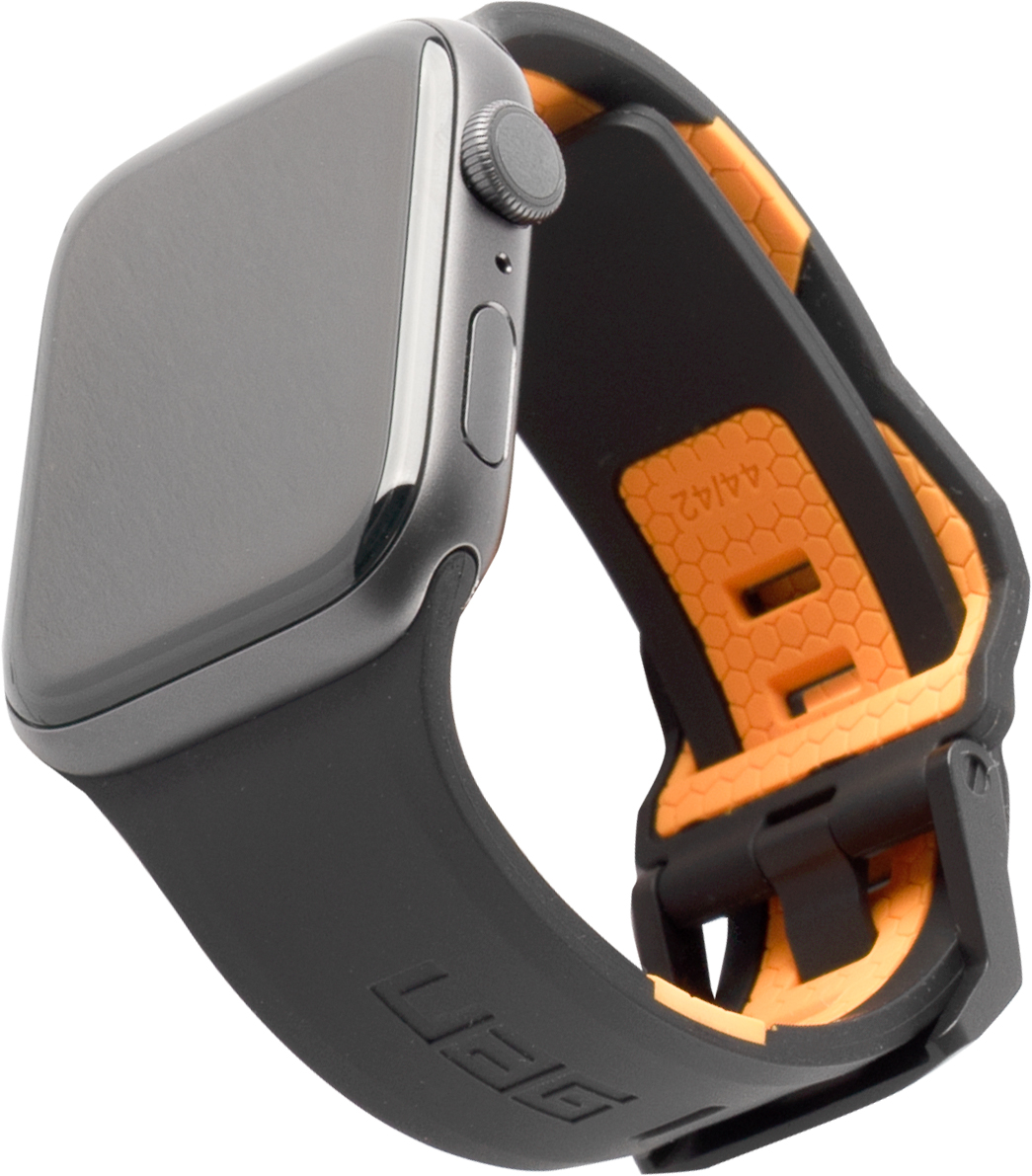 

Ремешок UAG Civilian Strap (19148D114097) для Apple Watch SE/6 42/44 mm (Black/Orange)