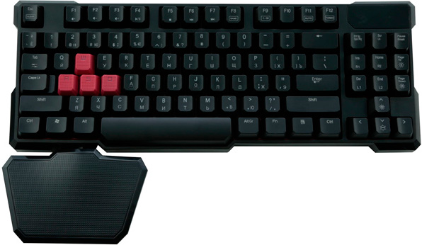 A4Tech Bloody B530 - игровая проводная клавиатура (Black/Red) купить в интернет-магазине icover