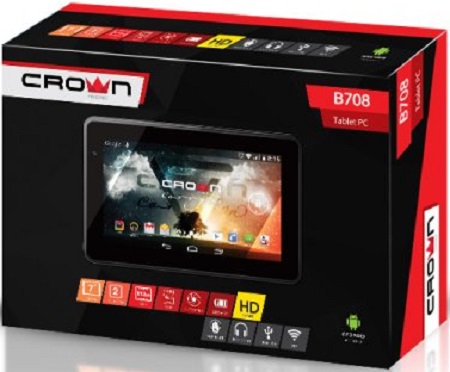 Планшет Crown B708 7" (Red) купить в интернет-магазине icover