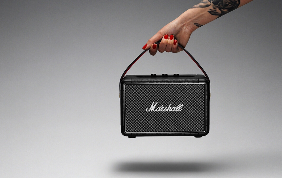 Бандл Портативная беспроводная колонка Marshall Kilburn II + Наушники Marshall Major III Bluetooth (Black) купить в интернет-магазине icover