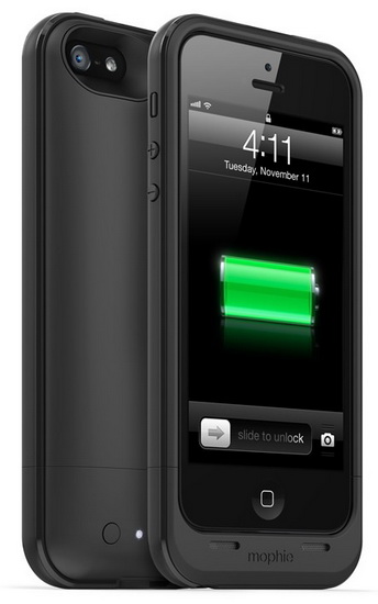 Mophie Juice Pack Plus 2100mAh - дополнительный аккумулятор для iPhone 5/iPhone 5S (Black) купить в интернет-магазине icover
