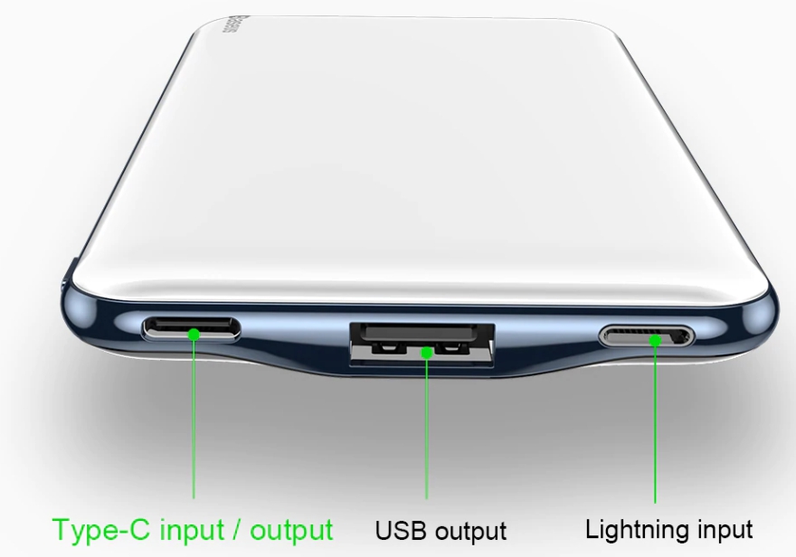 Внешний аккумулятор Baseus Simbo 10000mAh PPALL-QB02 (White) купить в интернет-магазине icover