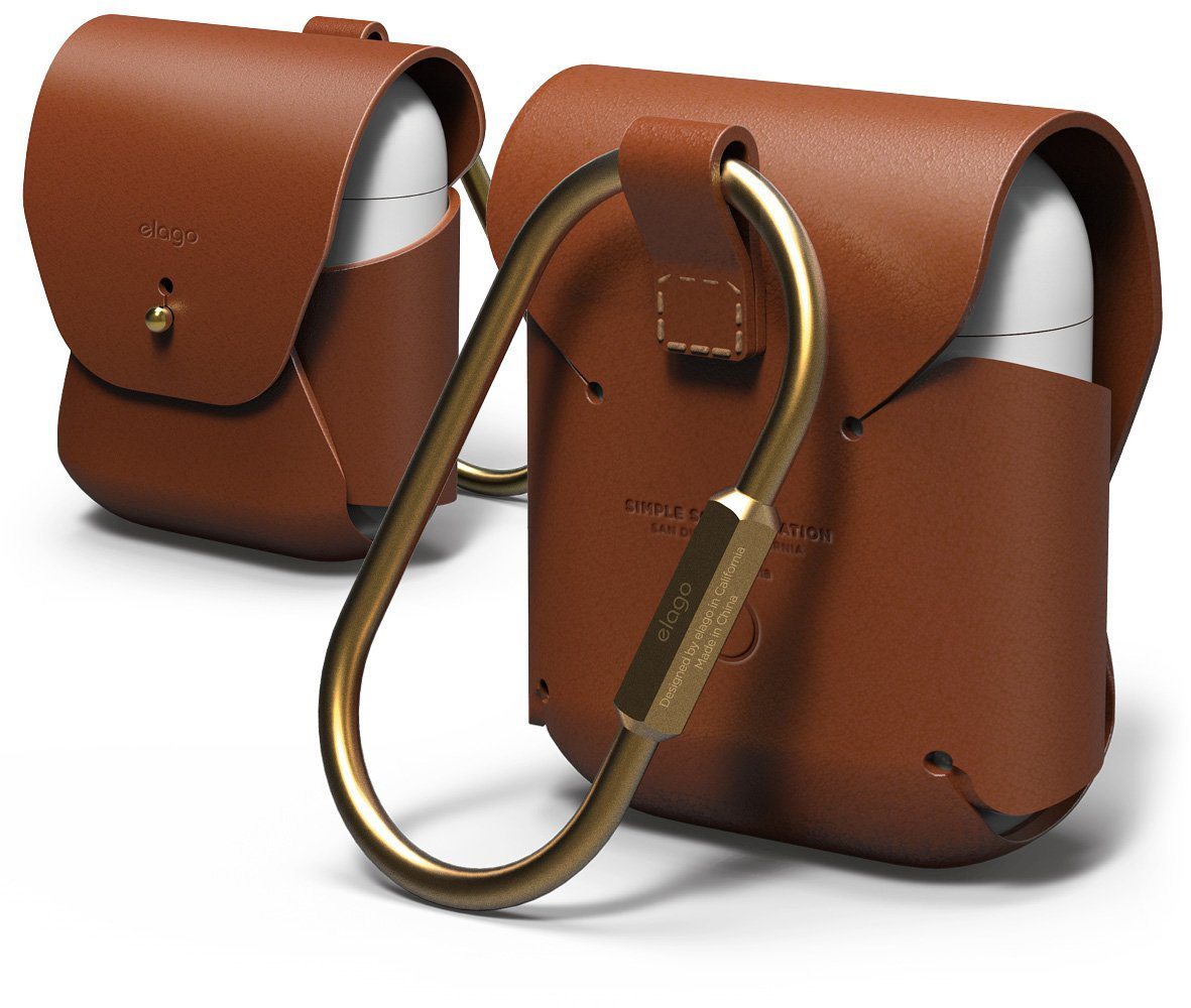 

Чехол Elago Genuine Cow Leather Case (EAPLE-BR) для AirPods (Brown)