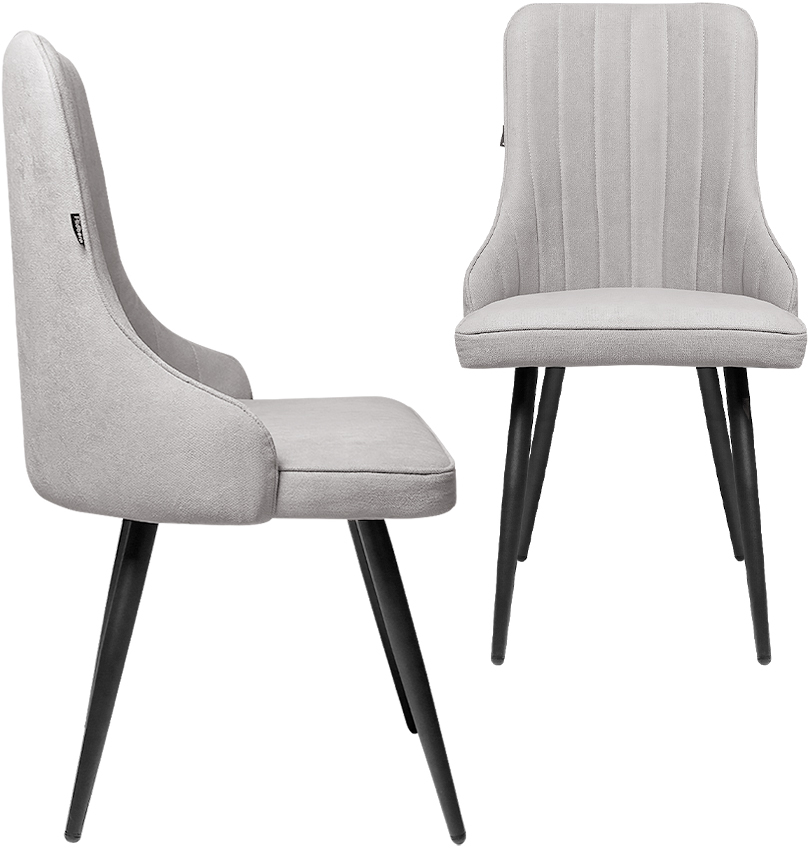 Комплект стульев Ridberg ЛОНДОН Wool 2 шт. (Grey) купить в интернет-магазине icover