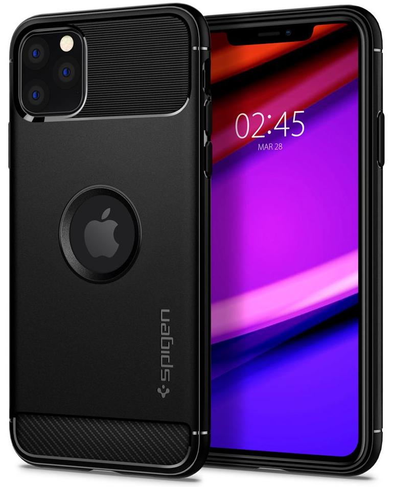 

Чехол Spigen Rugged Armor (075CS27133) для iPhone 11 Pro Max (Black), Rugged Armor