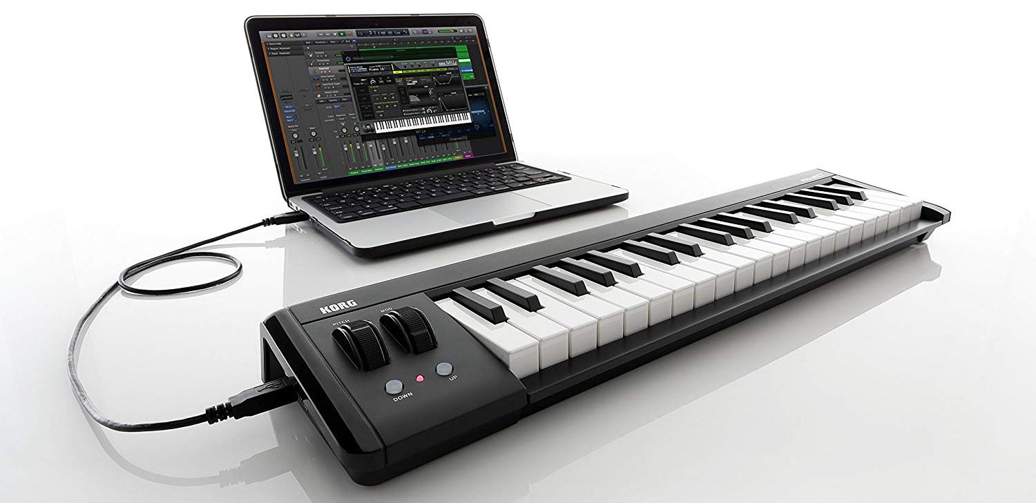 MIDI-клавиатура Korg Microkey2 37 (Black) купить в интернет-магазине icover