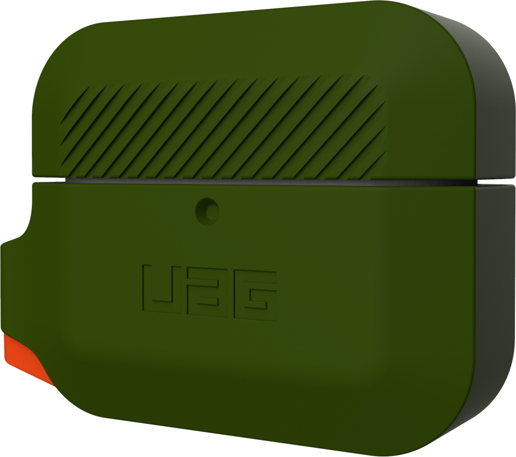 

Чехол UAG Silicone (10225K117297) для AirPods Pro (Olive/Orange), Silicone