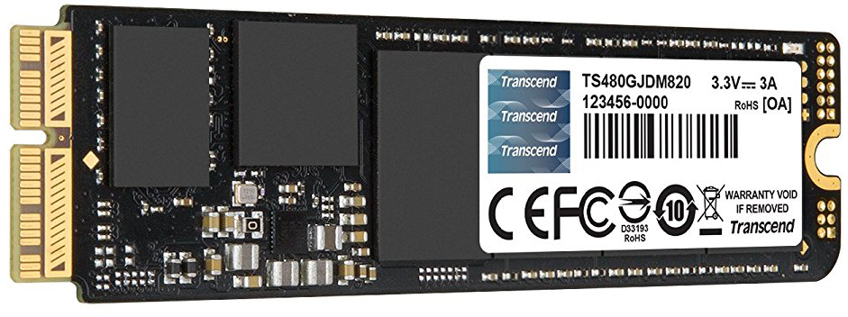 Твердотельный накопитель SSD Transcend JetDrive 820 480Gb для MacBook Pro/Air, Mac mini/Pro (TS480GJDM820) купить в интернет-магазине icover