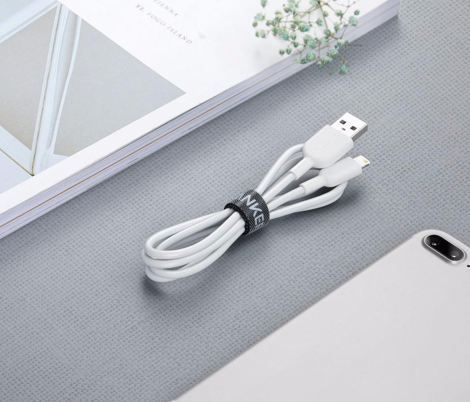Дата-кабель для iPod, iPhone, iPad Anker Powerline II 0.9m USB-Lightning A8432H21 (White) купить в интернет-магазине icover