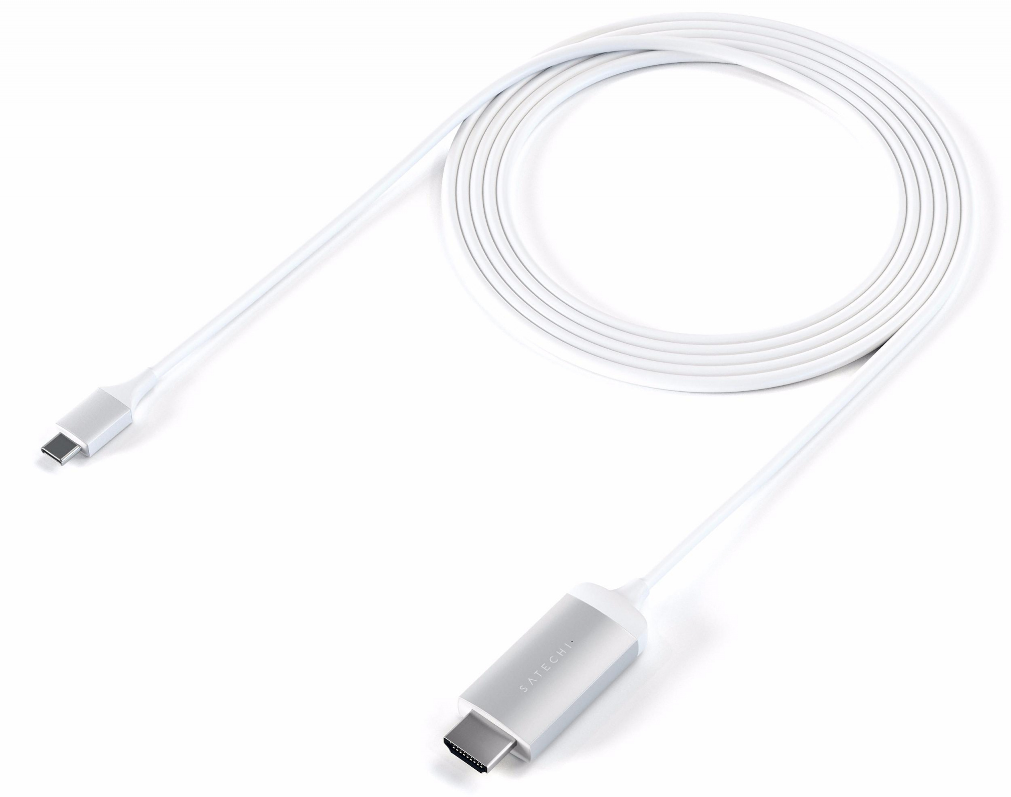 Кабель Satechi Aluminium Type-C to HDMI ST-CHDMIS (Silver) купить в интернет-магазине icover