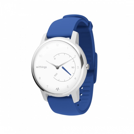 Умные часы с ЭКГ Withings Move ECG (Blue) купить в интернет-магазине icover