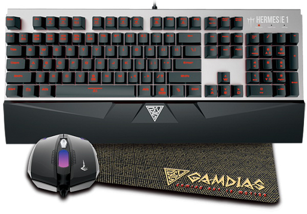 Игровой комплект Gamdias Hermes E1 Black GM-GKHE1 (Black) купить в интернет-магазине icover