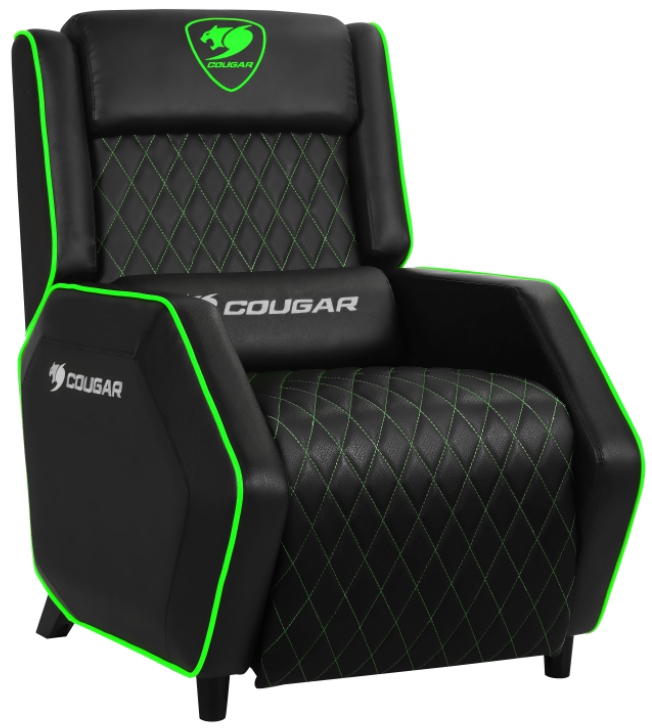 

Игровое кресло-софа Cougar Ranger (Black/Green)