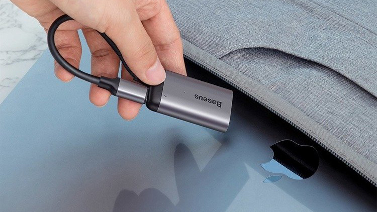 USB-концентратор Baseus Enjoyment Series USB-C to HDMI/PD CAHUB-W0G (Deep Grey) купить в интернет-магазине icover