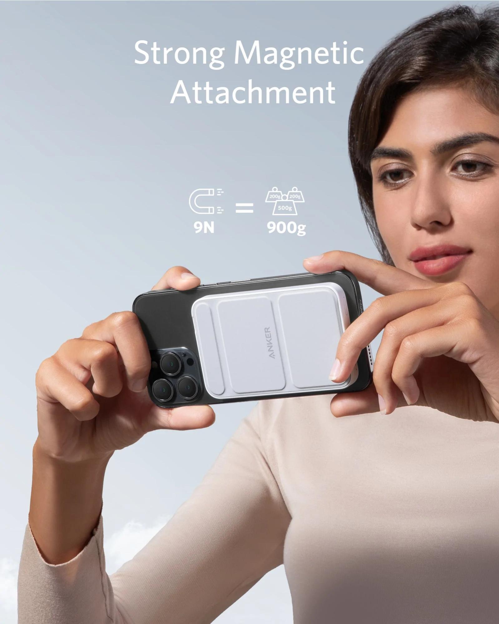 Внешний аккумулятор Anker PowerCore MagGo A1611 5000 mAh (White) купить в интернет-магазине icover