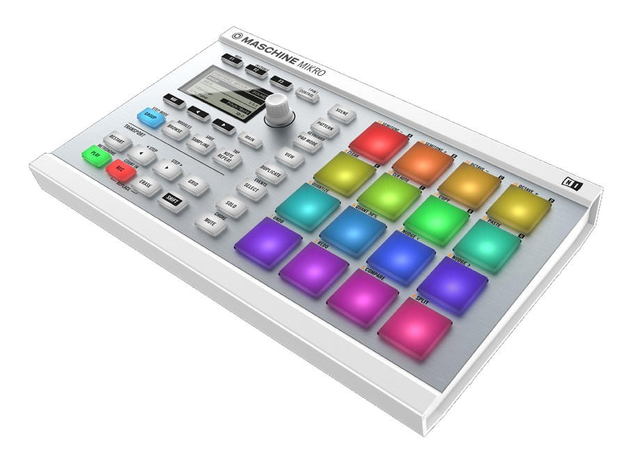 Native Instruments Maschine Mikro Mk2 (MCI49409) - USB-аудиоинтерфейс (White) купить в интернет-магазине icover