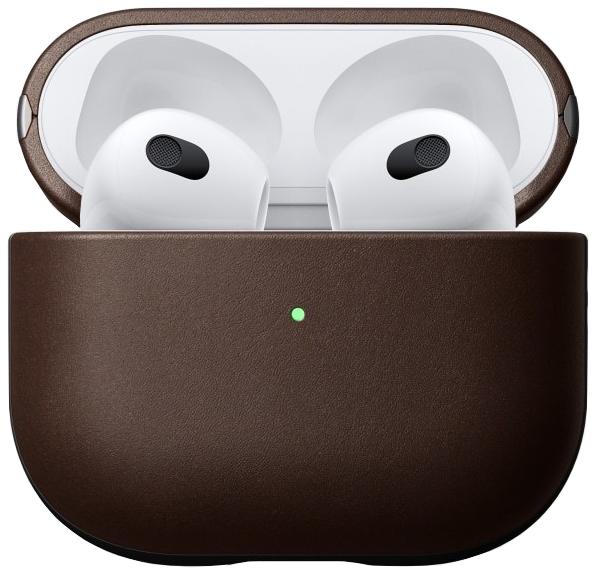Чехол Nomad Modern Leather (NM01001485) для AirPods 3 (Rustic Brown) купить в интернет-магазине icover
