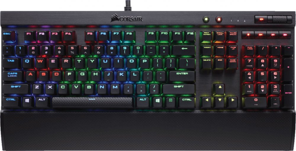 Игровая клавиатура Corsair Gaming K70 LUX RGB Cherry MX Brown CH-9101012-RU (Black) купить в интернет-магазине icover