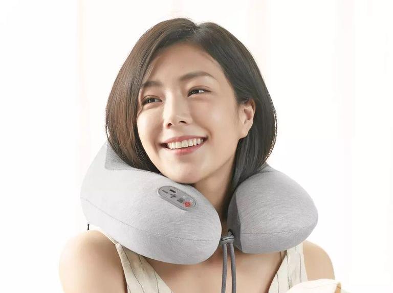 Массажная подушка Xiaomi Momoda Massage Hot Pillow (Grey) купить в интернет-магазине icover