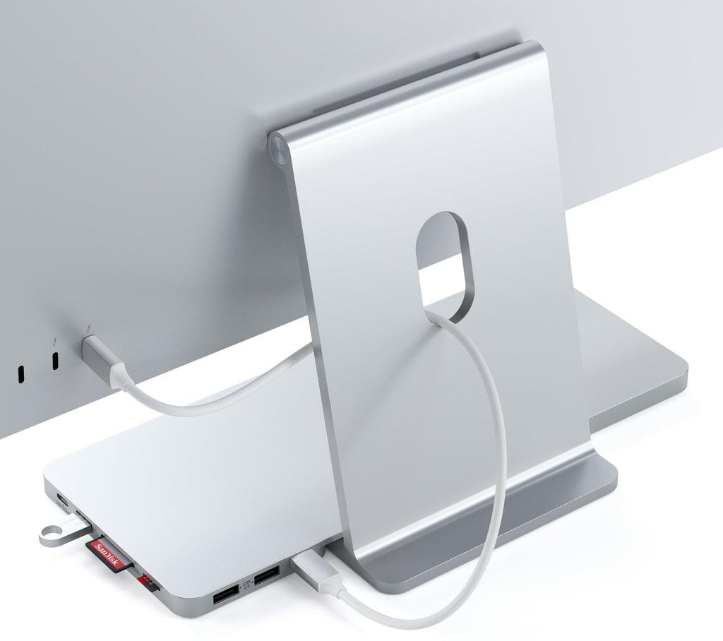 Док-станция Satechi USB-C Slim Dock для iMac 24" (Silver) купить в интернет-магазине icover