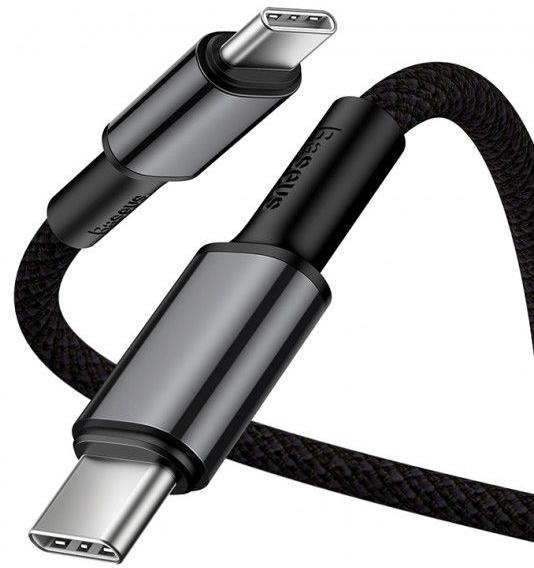 Кабель Baseus High Density Braided Fast Charging USB-C 1m CATGD-01 (Black) купить в интернет-магазине icover