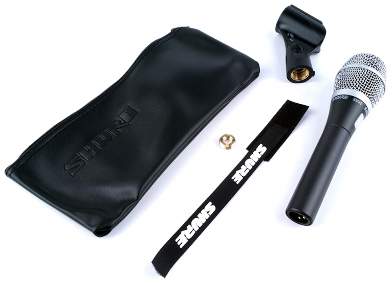 Кардиоидный конденсаторный вокальный микрофон Shure SM86 (Black) купить в интернет-магазине icover