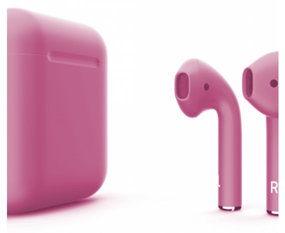 Беспроводные наушники Apple AirPods Color (Matte Pink) купить в интернет-магазине icover