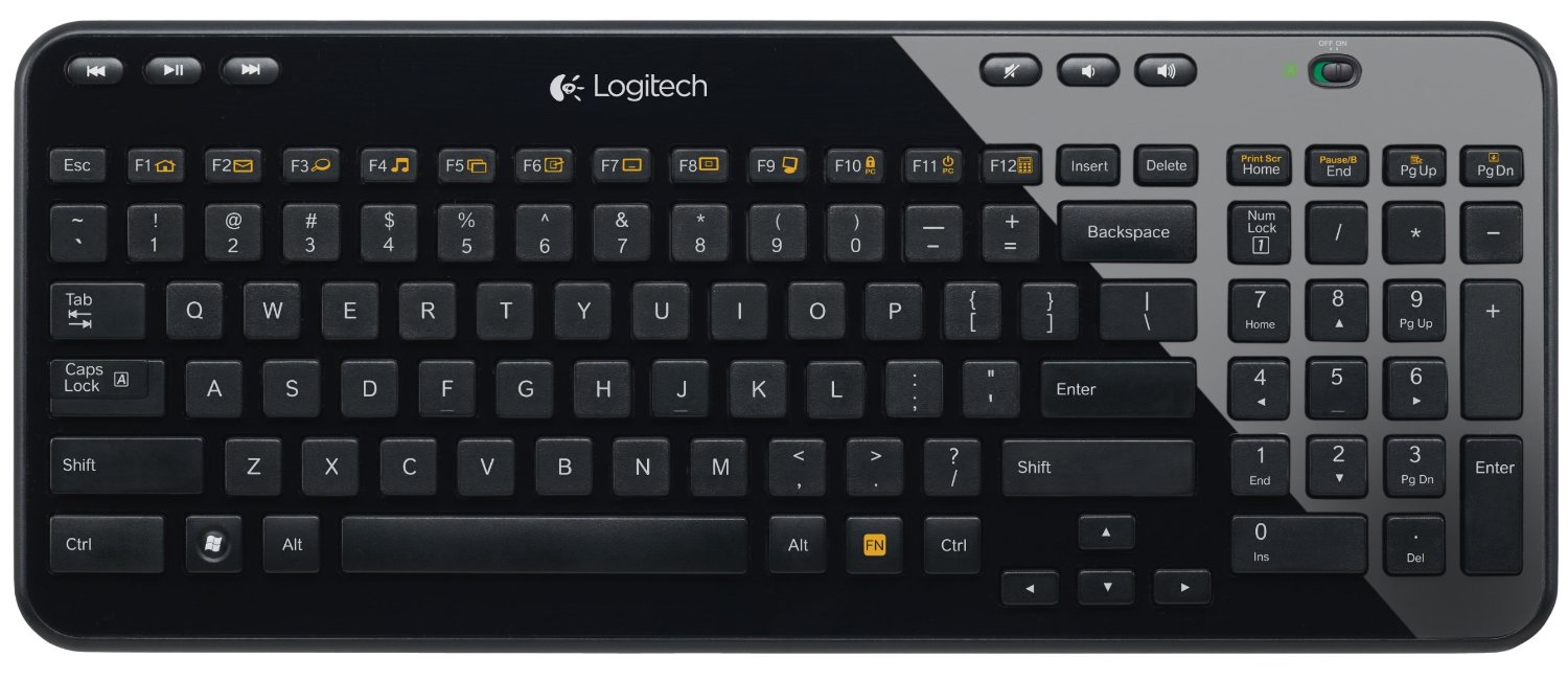 

Беспроводная клавиатура Logitech Wireless K360 920-003095 (Black)