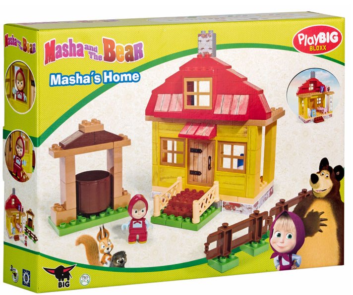 Конструктор Big Masha and Bear Домик Маши (57096) купить в интернет-магазине icover