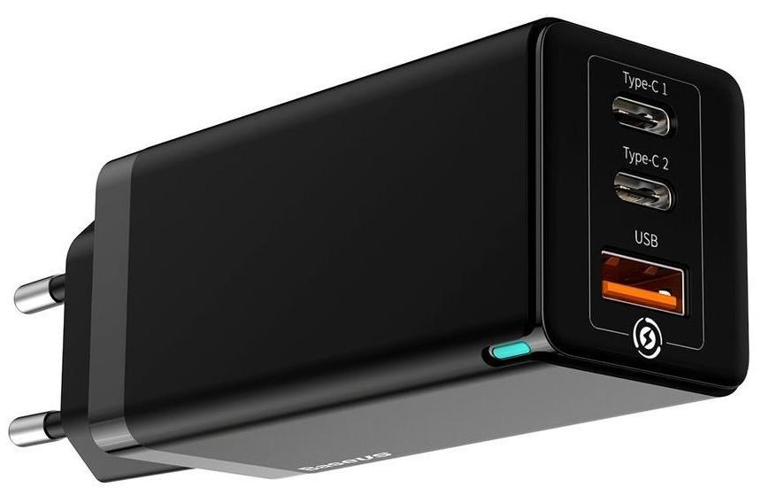 

Сетевое зарядное устройство Baseus GaN Mini Quick Travel Charger CCGAN-B01 (Black)
