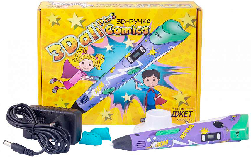 3D-ручка Даджет 3Dali Plus FB0021M (Comics) купить в интернет-магазине icover