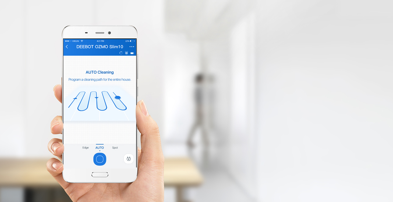 Робот-пылесос Ecovacs Deebot Ozmo Slim 10 (Black) купить в интернет-магазине icover