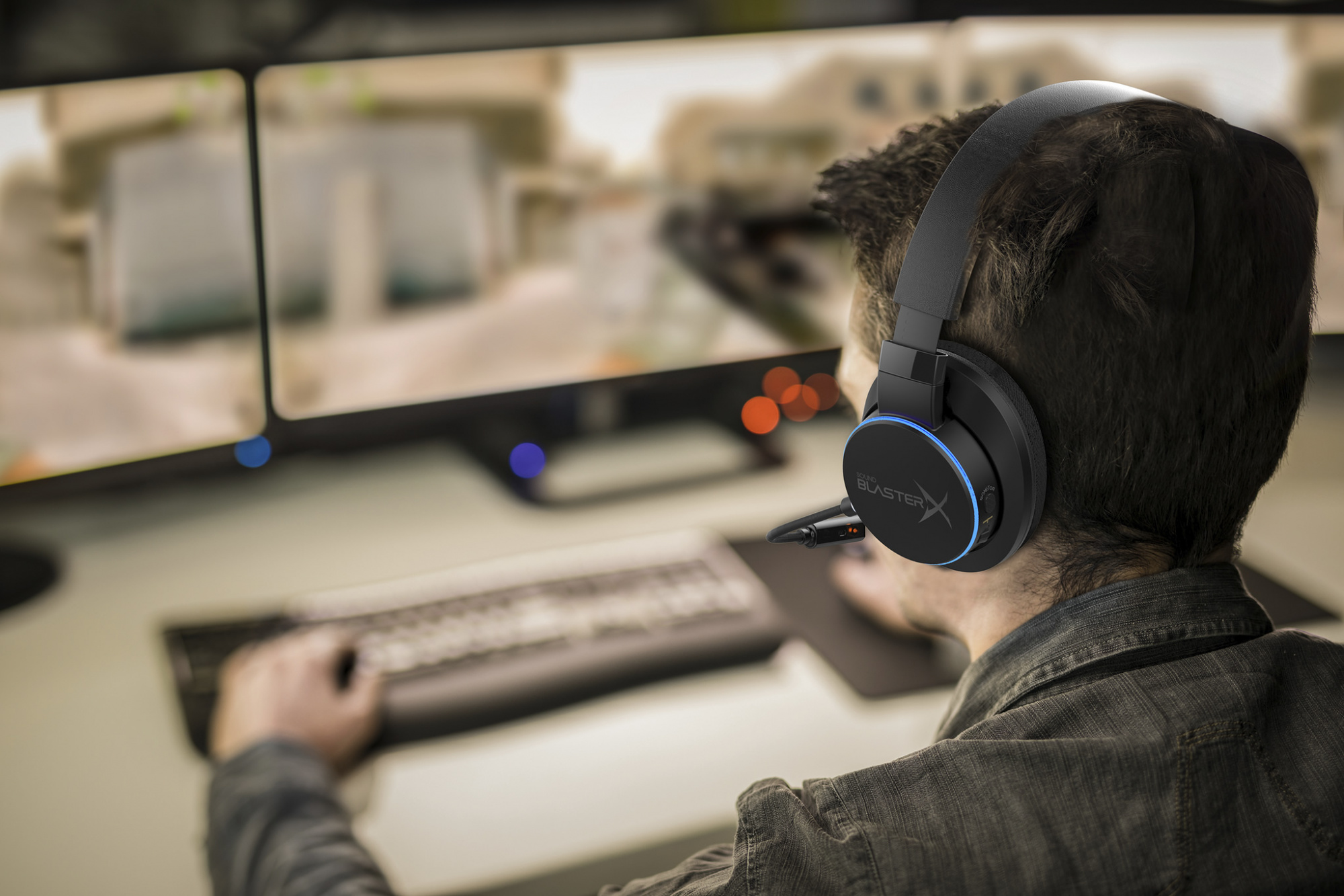 Игровая гарнитура Creative Sound BlasterX H6 (Black) купить в интернет-магазине icover