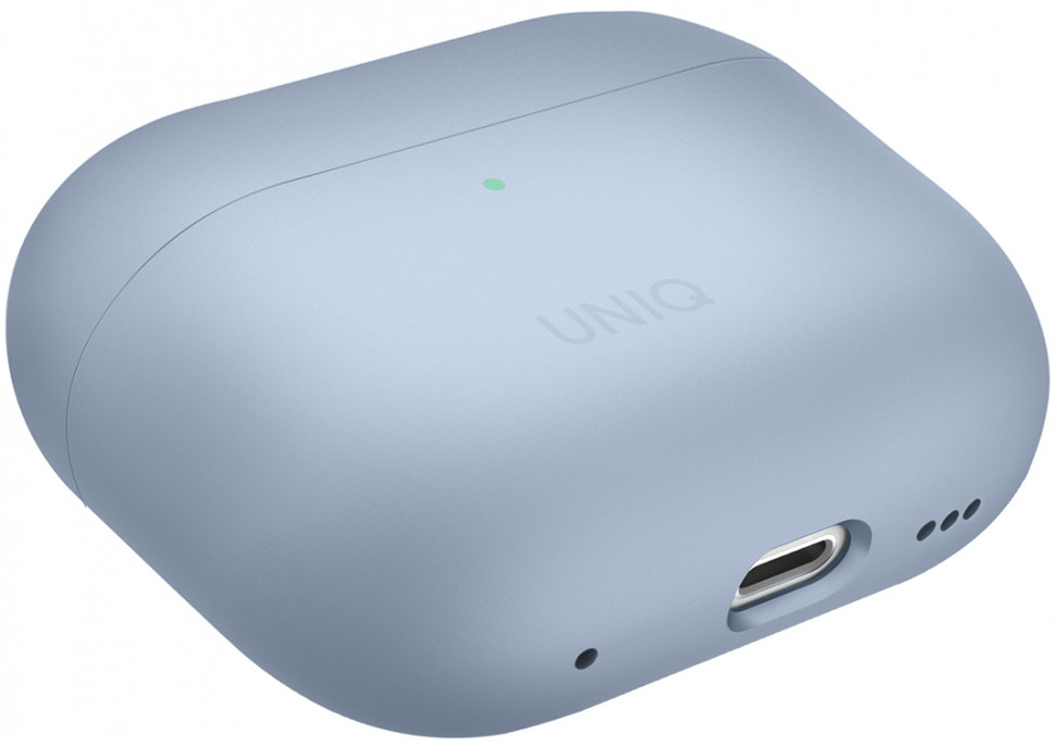 Чехол Uniq Lino (AIRPODSPRO2-LINOABLU) для Airpods Pro 2 (Arctic Blue) купить в интернет-магазине icover