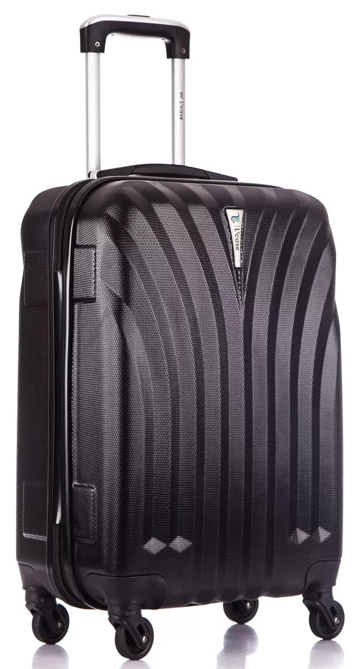 Чемодан L'Case Phuket (Black) размер S купить в интернет-магазине icover