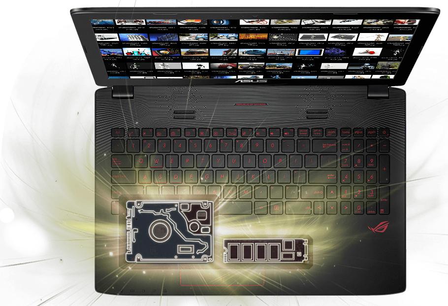 Ноутбук Asus ROG GL552VW-CN481D 15,6" FHD Intel Core i7 6700HQ, 8GB, 2TB HDD (90NB09I3-M05700) купить в интернет-магазине icover
