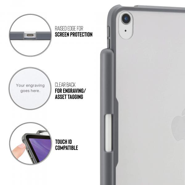 Чехол Pipetto Origami Pencil (P048-50-Q) для iPad Air 10.9 2020 (Dark Grey) купить в интернет-магазине icover